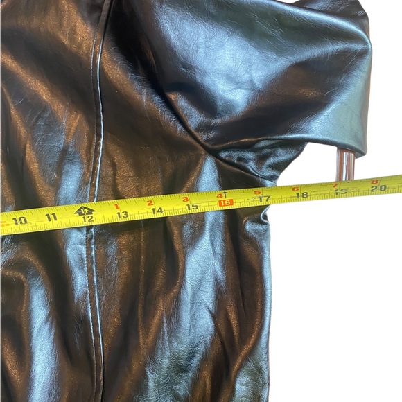 Urban Groove Vegan Leather Black Jacket - Picture 9 of 16